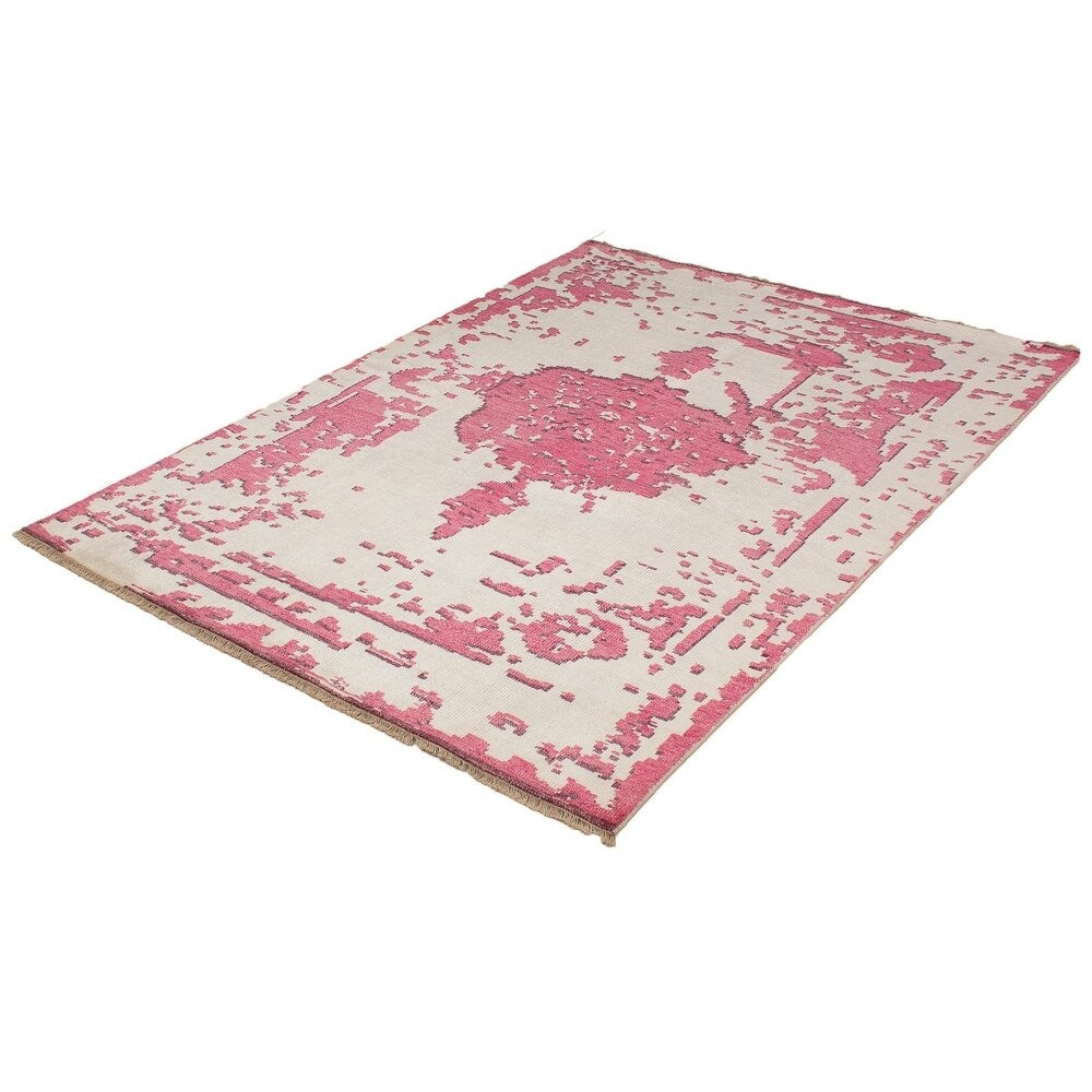 ECARPETGALLERY Hand-knotted Jules Ushak Cream Rug - 7'3 x 9'11
