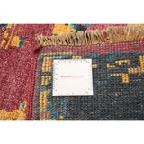 ECARPETGALLERY Hand-knotted Jules Ushak Gold, Red Rug - 5'6 x 7'7