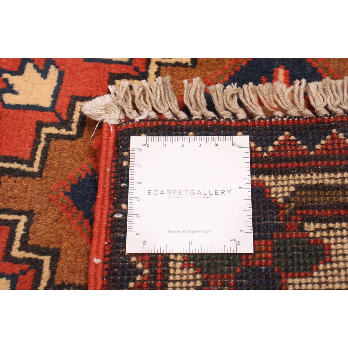 ECARPETGALLERY Hand-knotted Kargahi Copper Wool Rug - 2'9 x 9'6