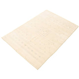ECARPETGALLERY Hand-knotted Kashkuli Gabbeh Cream Wool Rug - 6'2 x 9'0