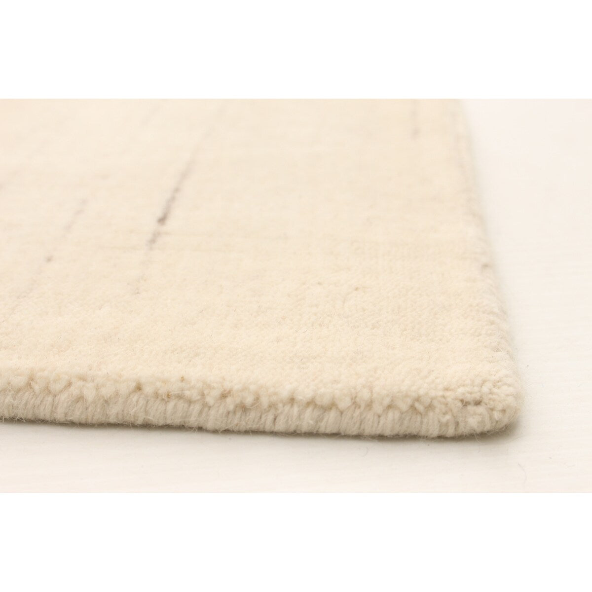 ECARPETGALLERY Hand-knotted Kashkuli Gabbeh Cream Wool Rug - 6'2 x 9'0