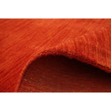 ECARPETGALLERY Hand-knotted Kashkuli Gabbeh Dark Copper Wool Rug - 5'0 x 7'11