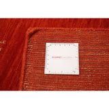 ECARPETGALLERY Hand-knotted Kashkuli Gabbeh Dark Copper Wool Rug - 5'0 x 7'11