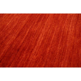 ECARPETGALLERY Hand-knotted Kashkuli Gabbeh Dark Copper Wool Rug - 5'0 x 7'11