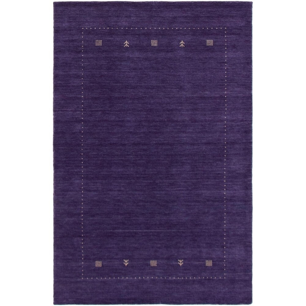 ECARPETGALLERY Hand-knotted Kashkuli Gabbeh Indigo Wool Rug - 5'2 x 7'10