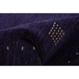 ECARPETGALLERY Hand-knotted Kashkuli Gabbeh Indigo Wool Rug - 5'2 x 7'10