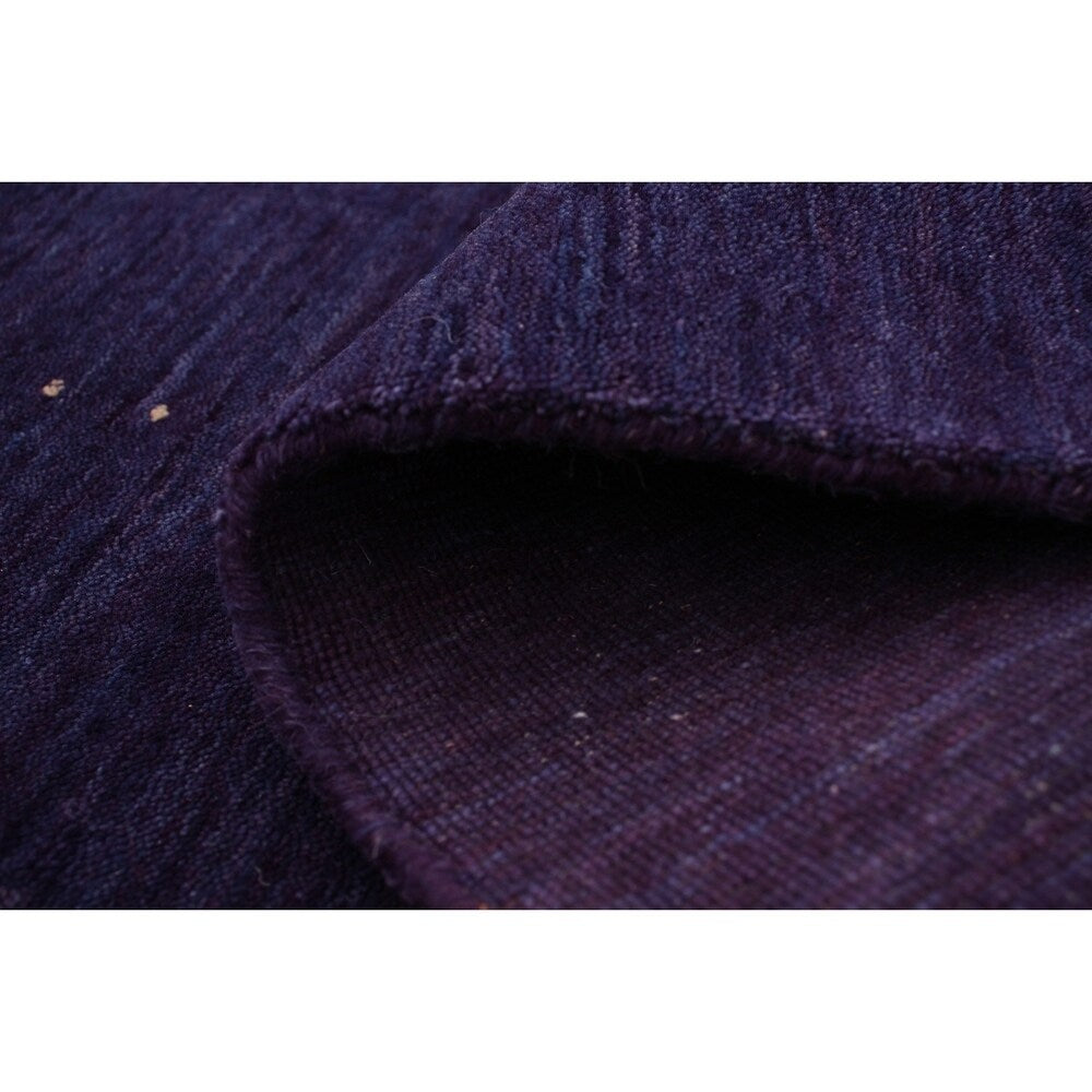 ECARPETGALLERY Hand-knotted Kashkuli Gabbeh Indigo Wool Rug - 5'2 x 7'10
