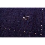 ECARPETGALLERY Hand-knotted Kashkuli Gabbeh Indigo Wool Rug - 5'2 x 7'10