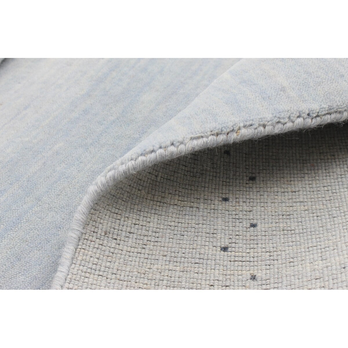 Hand-knotted Kashkuli Gabbeh Grey Wool Rug - 2'6" x 8'0" Runner/2'6 x 8'0