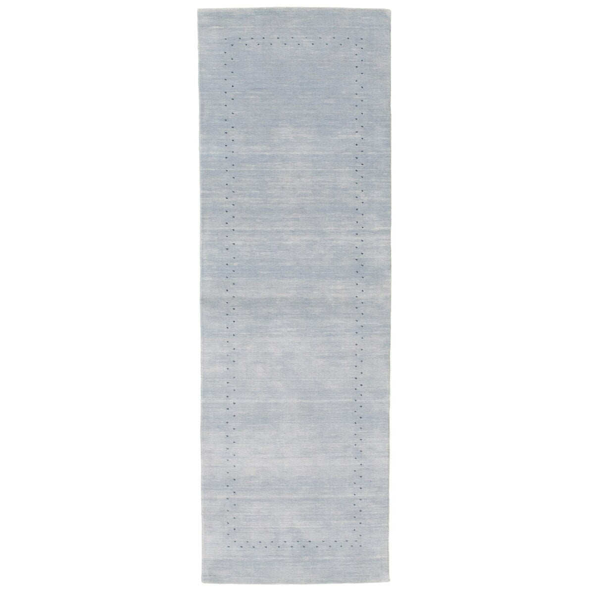 Hand-knotted Kashkuli Gabbeh Grey Wool Rug - 2'6" x 8'0" Runner/2'6 x 8'0