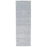 Hand-knotted Kashkuli Gabbeh Grey Wool Rug - 2'6" x 8'0" Runner/2'6 x 8'0
