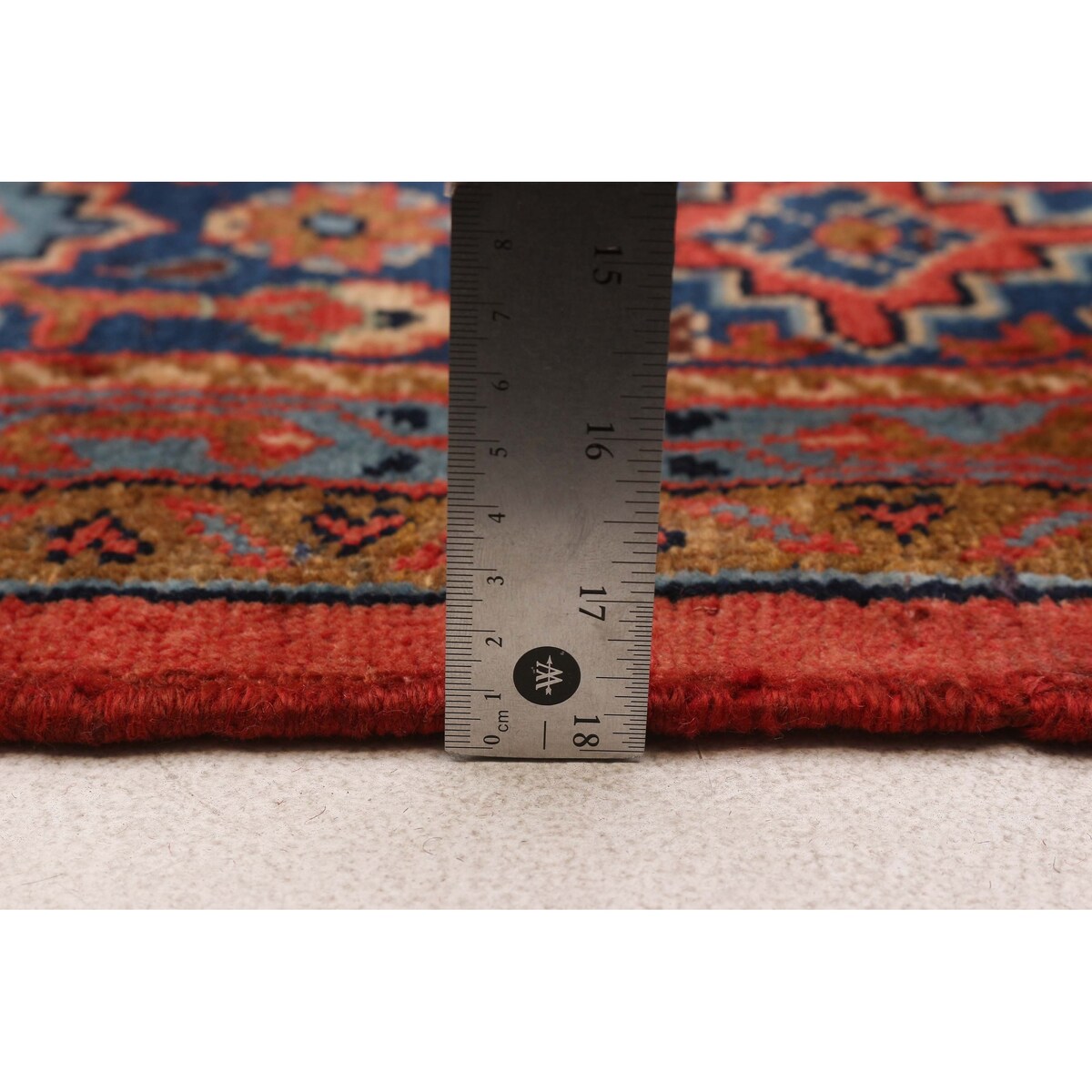 ECARPETGALLERY Hand-knotted Kayseri Vintage Red Wool Rug - 7'1 x 10'8
