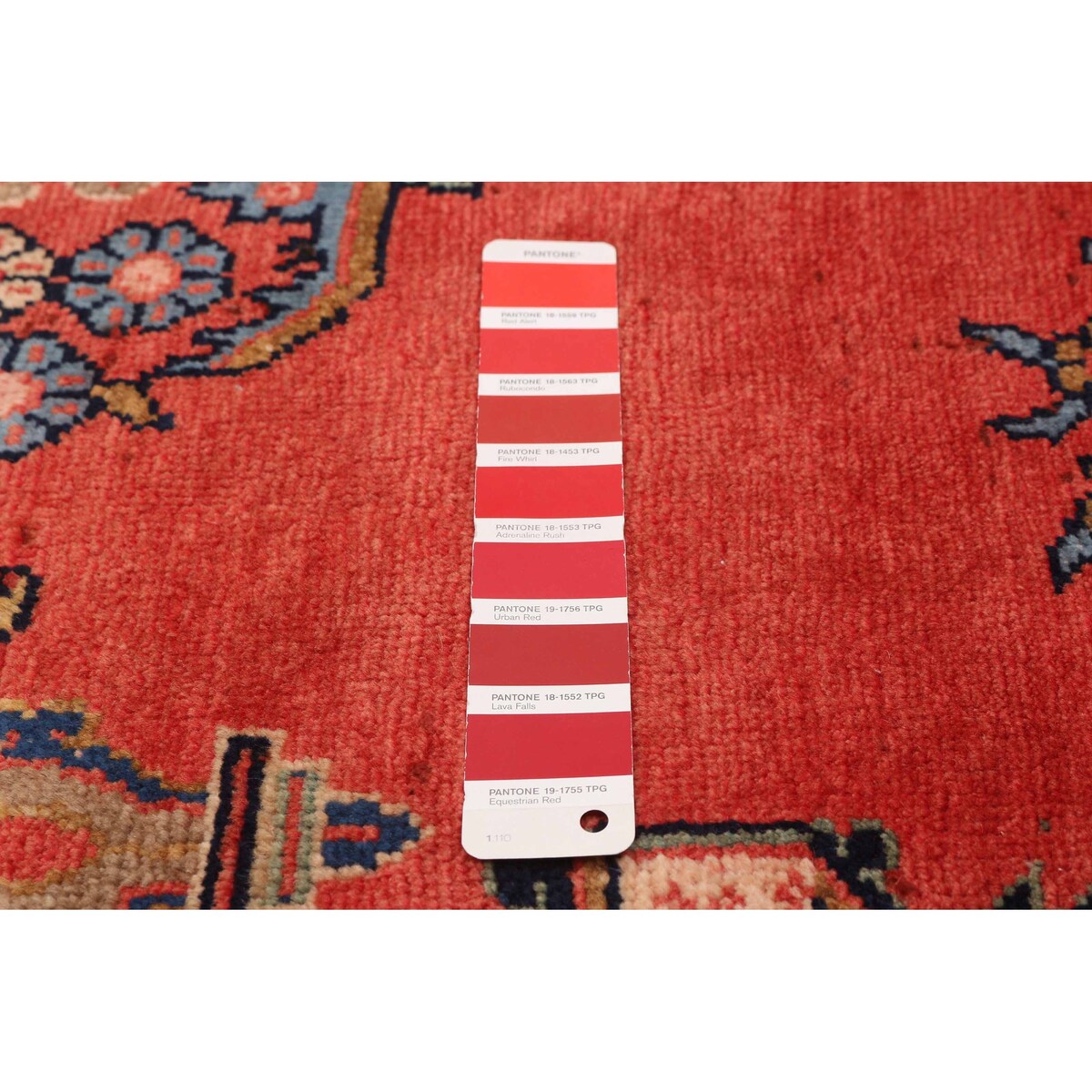 ECARPETGALLERY Hand-knotted Kayseri Vintage Red Wool Rug - 7'1 x 10'8
