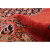 ECARPETGALLERY Hand-knotted Kayseri Vintage Red Wool Rug - 7'1 x 10'8