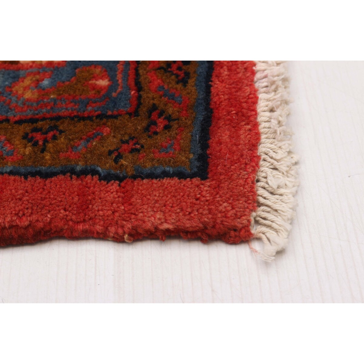 ECARPETGALLERY Hand-knotted Kayseri Vintage Red Wool Rug - 7'1 x 10'8