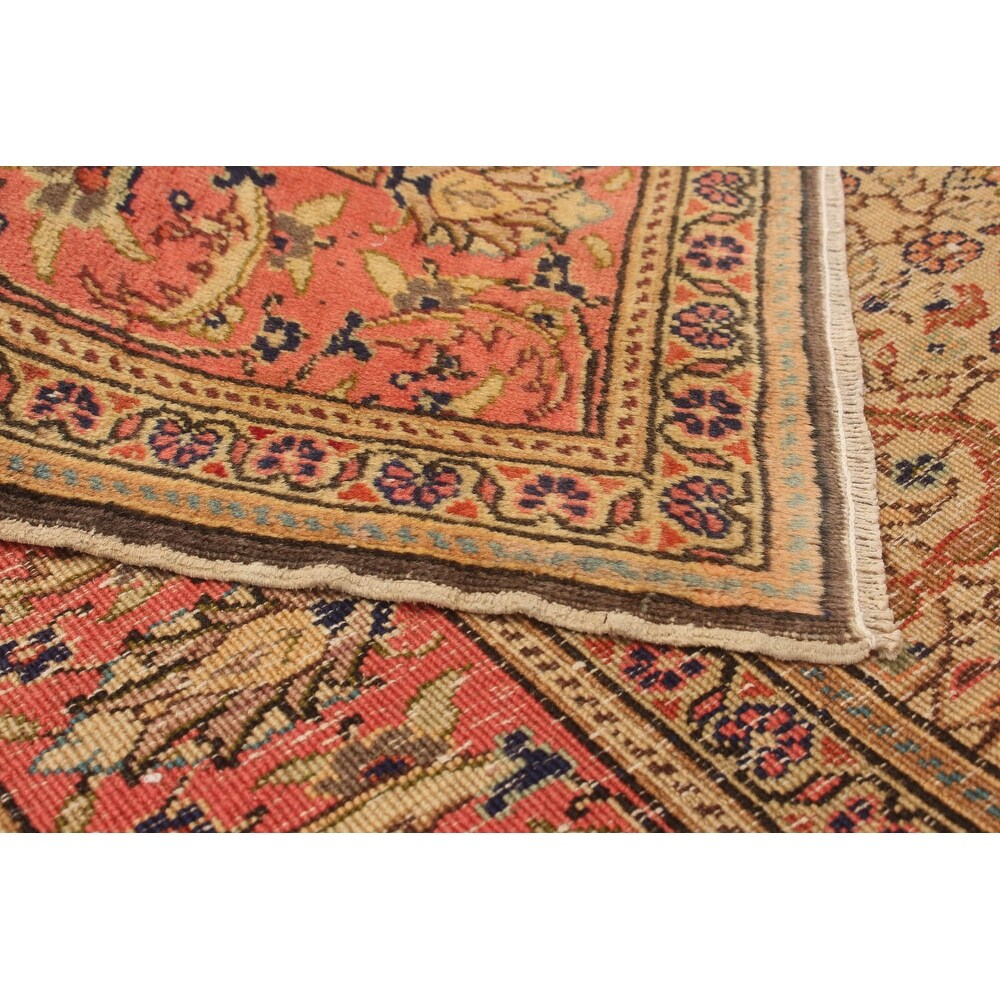 ECARPETGALLERY Hand-knotted Kayseri Ivory Wool Rug - 6'6 x 9'9