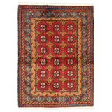 ECARPETGALLERY Hand-knotted Khal Mohammadi Revival Red Wool Rug - 3'5 x 4'9