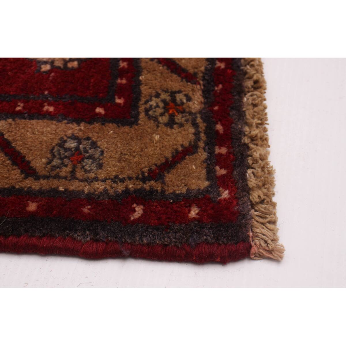 ECARPETGALLERY Hand-knotted Konya Anatolian Red Wool Rug - 5'2 x 9'1