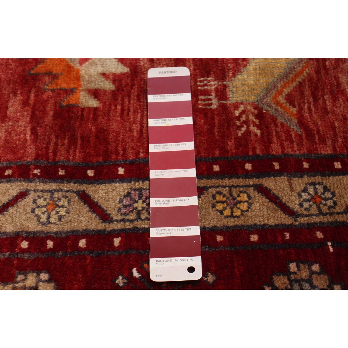 ECARPETGALLERY Hand-knotted Konya Anatolian Red Wool Rug - 5'2 x 9'1