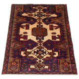 ECARPETGALLERY Hand-knotted Konya Cream Wool Rug - 2'9 x 4'9
