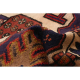 ECARPETGALLERY Hand-knotted Konya Cream Wool Rug - 2'9 x 4'9