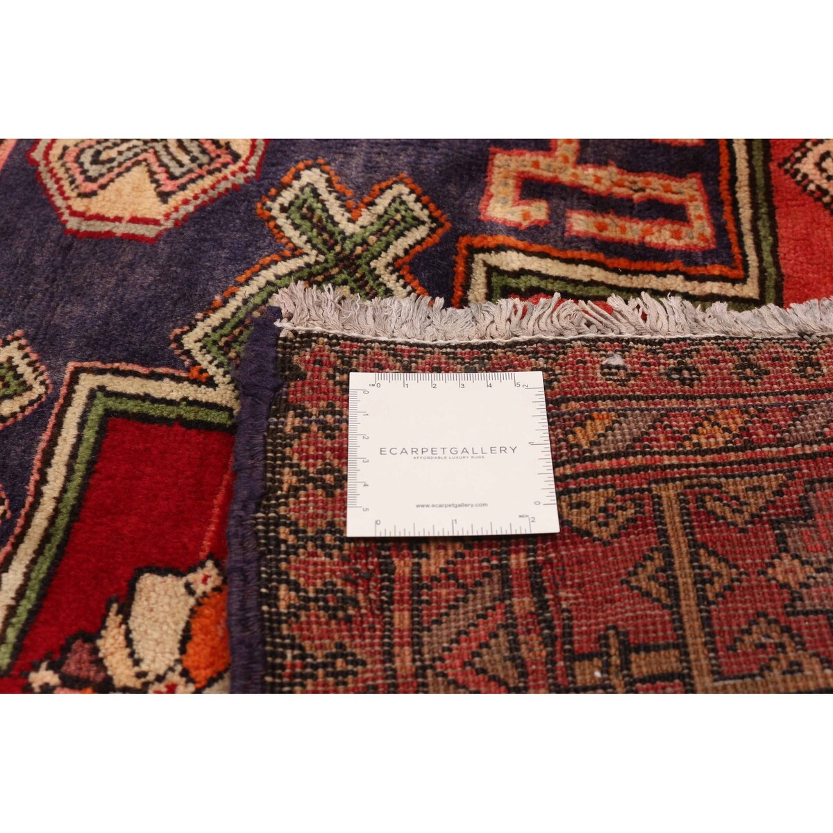 ECARPETGALLERY Hand-knotted Konya Red Wool Rug - 4'6 x 10'6