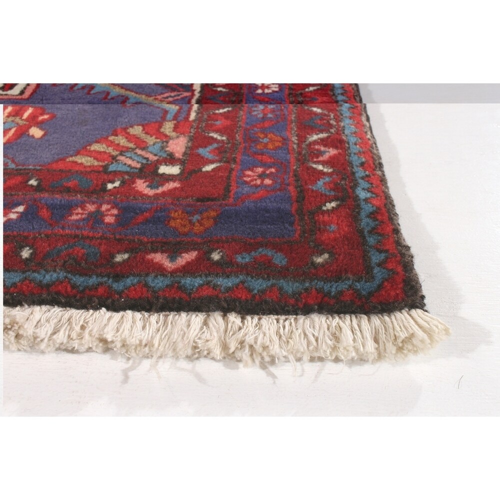 ECARPETGALLERY Hand-knotted Mahal Red Rug - 2'9 x 4'5