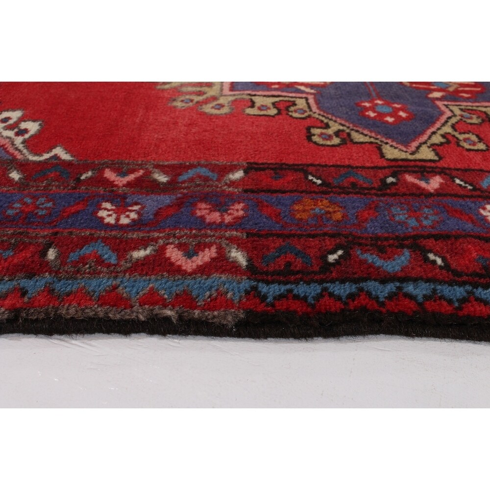 ECARPETGALLERY Hand-knotted Mahal Red Rug - 2'9 x 4'5