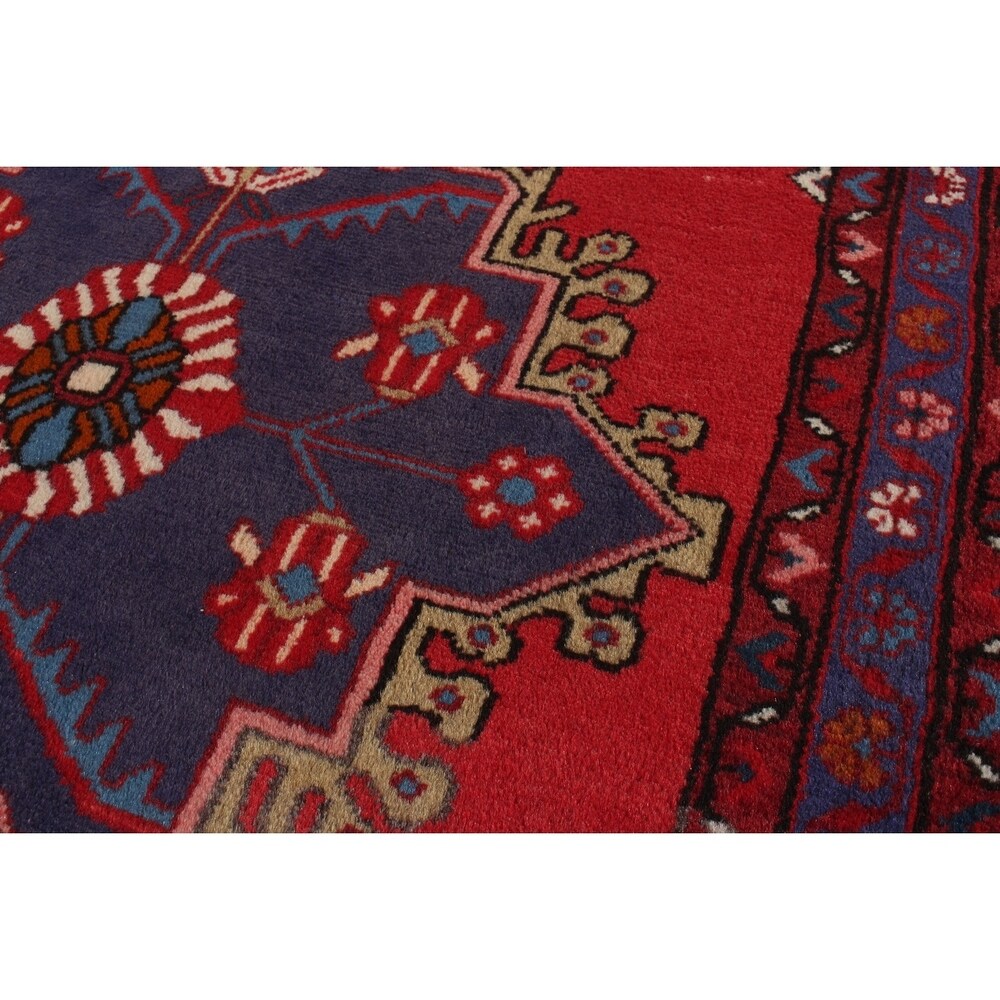 ECARPETGALLERY Hand-knotted Mahal Red Rug - 2'9 x 4'5