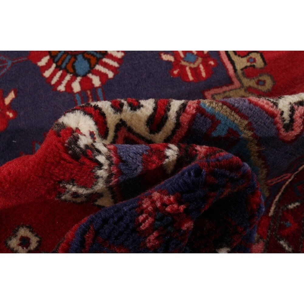 ECARPETGALLERY Hand-knotted Mahal Red Rug - 2'9 x 4'5