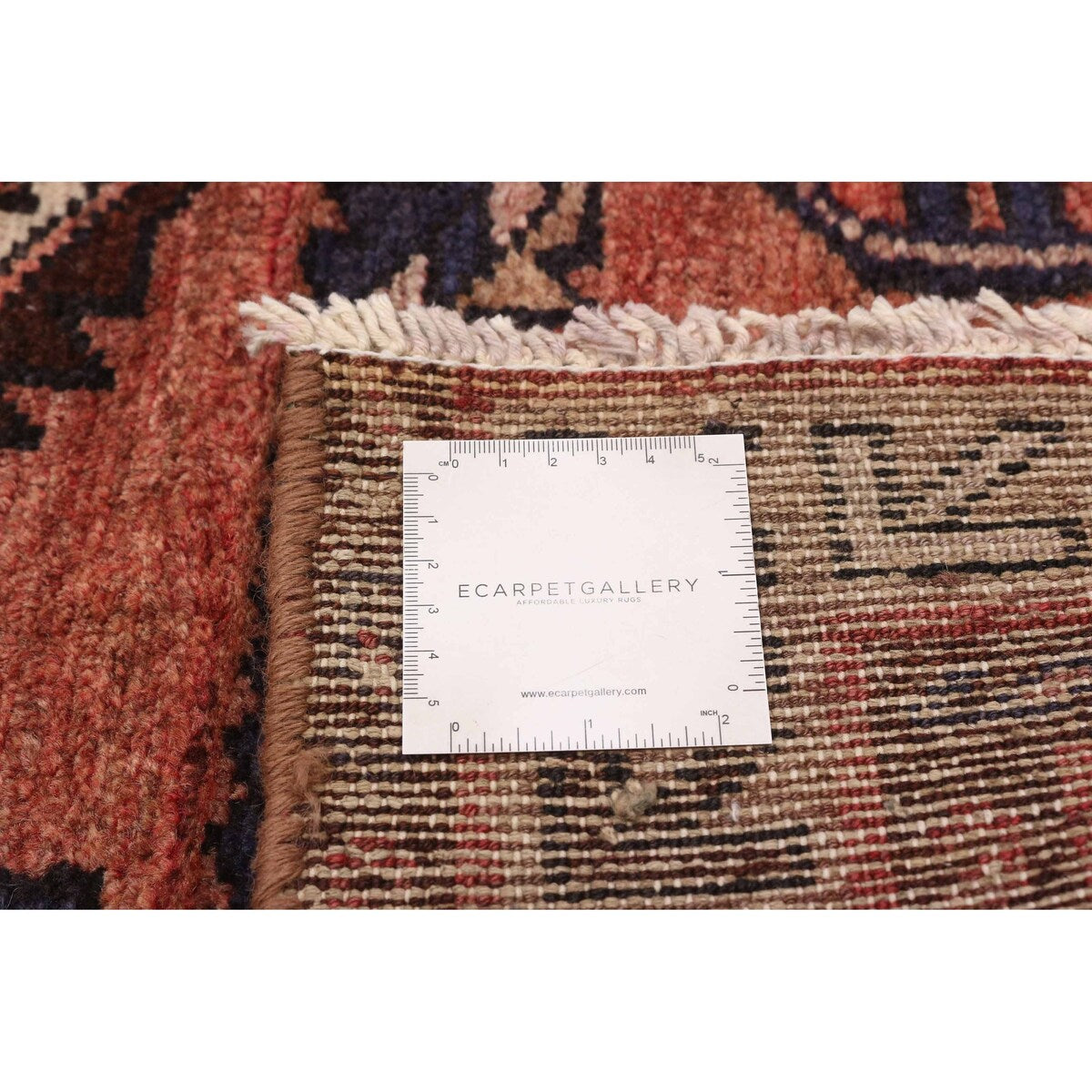 ECARPETGALLERY Hand-knotted Melis Vintage Copper Wool Rug - 3'6 x 10'3