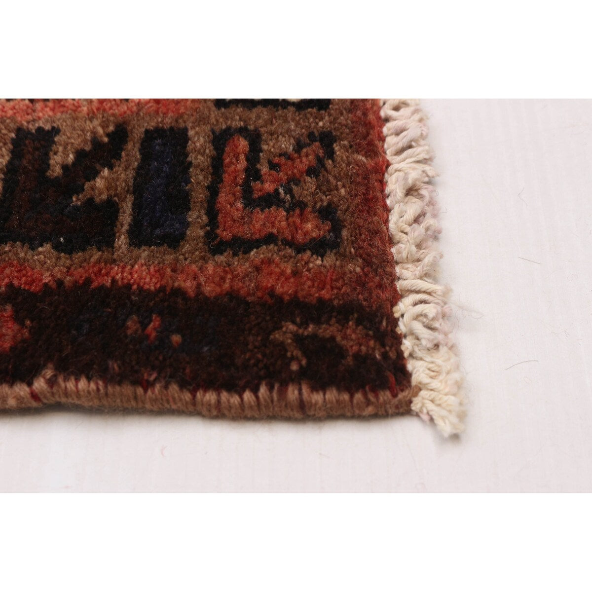 ECARPETGALLERY Hand-knotted Melis Vintage Copper Wool Rug - 3'6 x 10'3