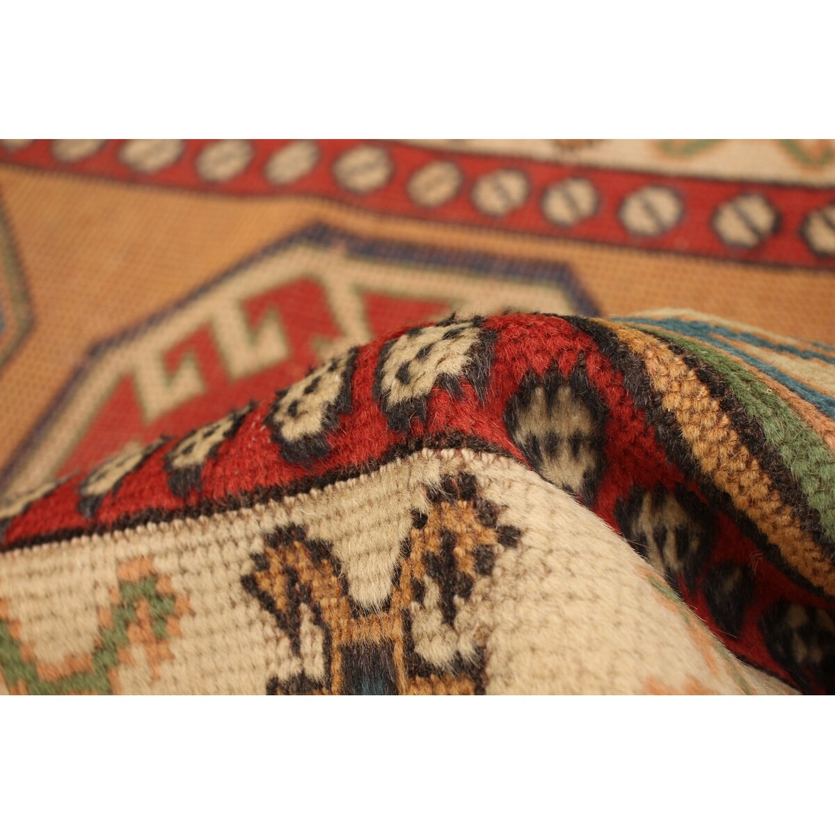 ECARPETGALLERY Hand-knotted Melis Vintage Copper Wool Rug - 2'9 x 7'9