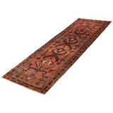 ECARPETGALLERY Hand-knotted Melis Vintage Copper Wool Rug - 3'6 x 10'3