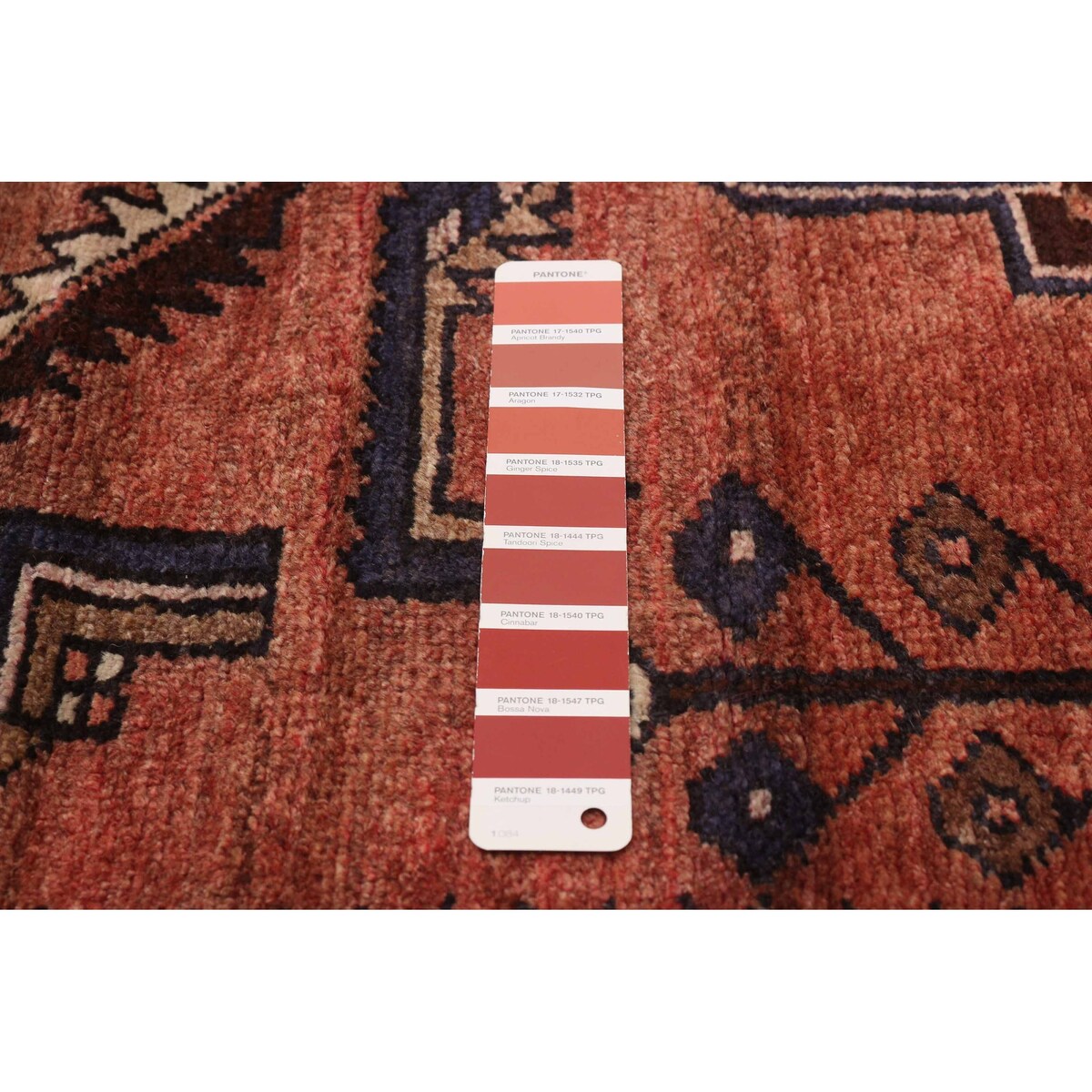 ECARPETGALLERY Hand-knotted Melis Vintage Copper Wool Rug - 3'6 x 10'3