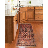 ECARPETGALLERY Hand-knotted Melis Vintage Copper Wool Rug - 3'6 x 10'3