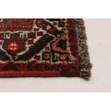 ECARPETGALLERY Hand-knotted Melis Vintage Red Wool Rug - 3'9 x 5'4