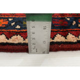 ECARPETGALLERY Hand-knotted Nahavand Navy Wool Rug - 4'3 x 9'10