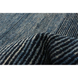ECARPETGALLERY Hand-knotted Pak Finest Gabbeh Blue Wool Rug - 4'1 x 5'3