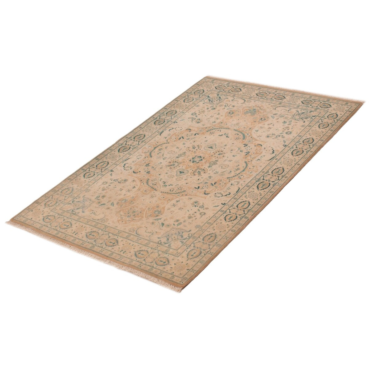 ECARPETGALLERY Hand-knotted Pako Persian 18 Of 20 Ivory Wool Rug - 4'1 x 6'1