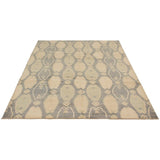 ECARPETGALLERY Hand-knotted Peshawar Oushak Cream Wool Rug - 8'2 x 9'10