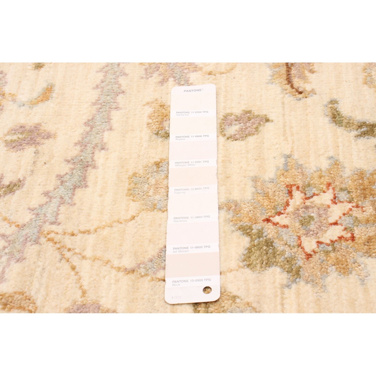 ECARPETGALLERY Hand-knotted Peshawar Oushak Cream Wool Rug - 6'0 x 6'0