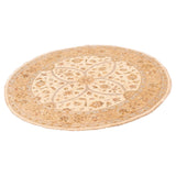 ECARPETGALLERY Hand-knotted Peshawar Oushak Cream Wool Rug - 6'0 x 6'0