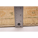 ECARPETGALLERY Hand-knotted Peshawar Oushak Ivory Wool Rug - 9'2 x 11'11
