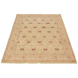 ECARPETGALLERY Hand-knotted Peshawar Oushak Khaki Wool Rug - 6'1 x 8'10