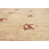 ECARPETGALLERY Hand-knotted Peshawar Oushak Khaki Wool Rug - 6'1 x 8'10