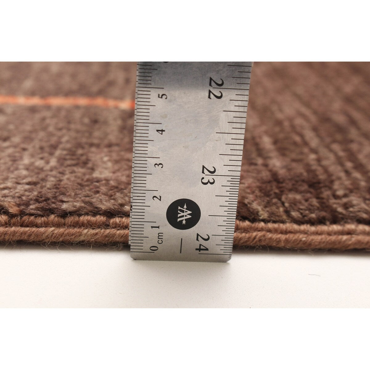 ECARPETGALLERY Hand-knotted Peshawar Ziegler Dark Brown Wool Rug - 5'7 x 8'9