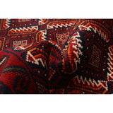ECARPETGALLERY Hand-knotted Royal Baluch Red Wool Rug - 3'3 x 6'0