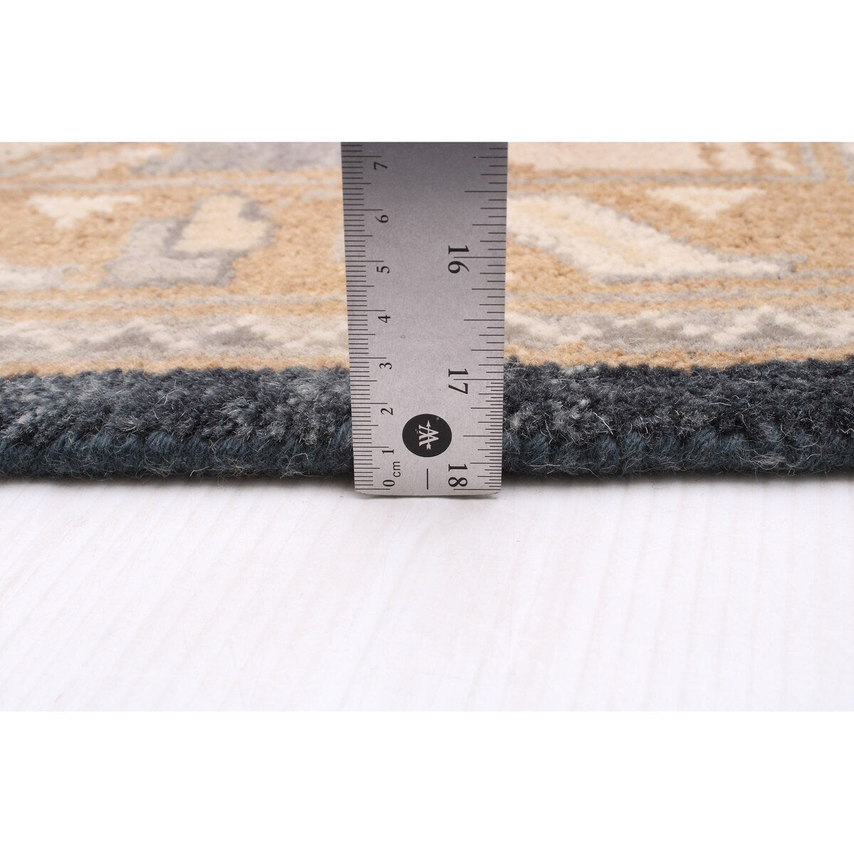 ECARPETGALLERY Hand-knotted Royal Oushak Dark Grey Wool Rug - 9'4 x 11'9