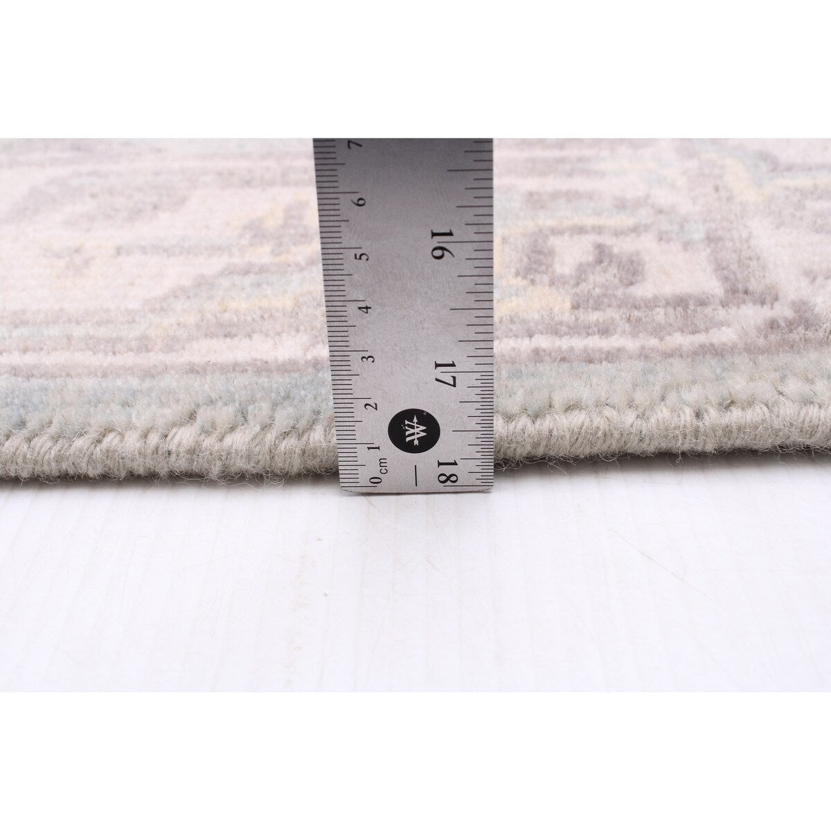 ECARPETGALLERY Hand-knotted Royal Oushak Grey Wool Rug - 2'7 x 10'2
